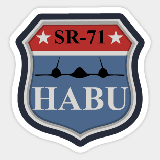 SR-71 Blackbird Habu Sticker